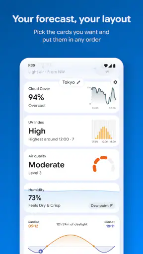 Gradient Weather screenshot