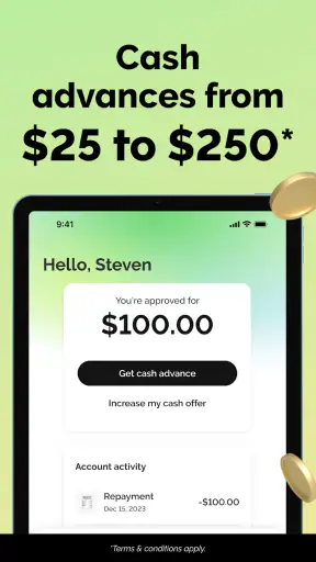 Grant Cash Advance screenshot