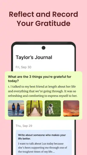 Gratitude: Self-Care Journal screenshot