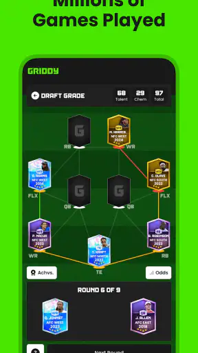 Griddy: Football Puzzles screenshot