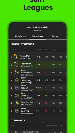 Griddy: Football Puzzles screenshot