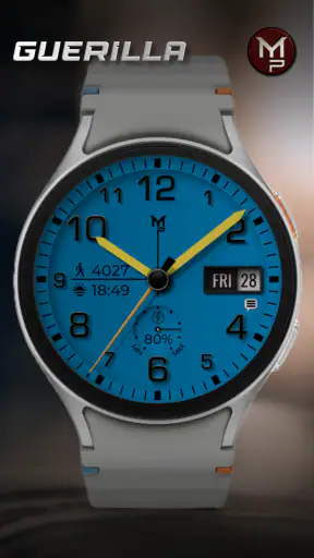 GUERILLA - Analog watch face screenshot