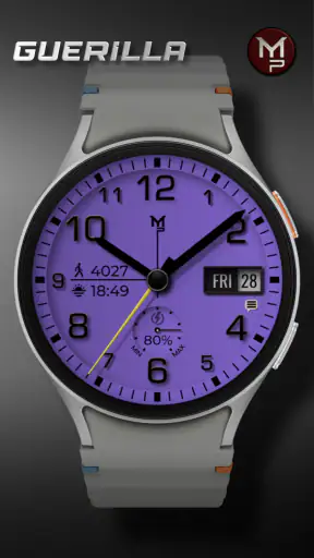 GUERILLA - Analog watch face screenshot