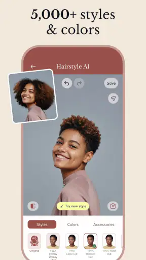 Hairstyle & Hair Color Changer screenshot