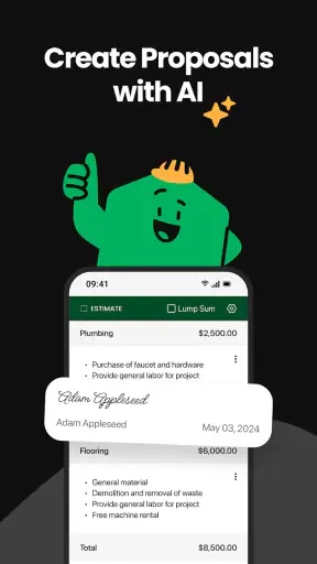 Handoff Construction Estimator screenshot