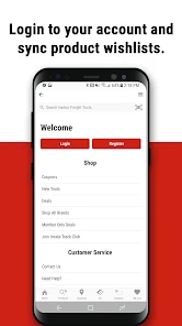 Harbor Freight Tools screenshot