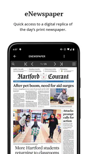 Hartford Courant screenshot