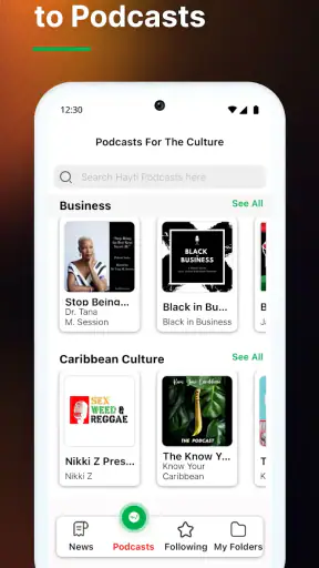 Hayti: Black News and Podcasts screenshot