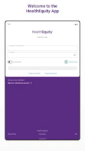 HealthEquity Mobile screenshot