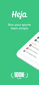 Heja Sports Team Communication screenshot