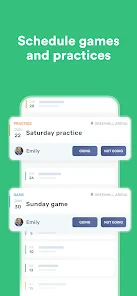 Heja Sports Team Communication screenshot