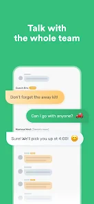 Heja Sports Team Communication screenshot