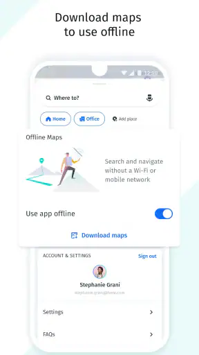 HERE WeGo: Maps & Navigation screenshot