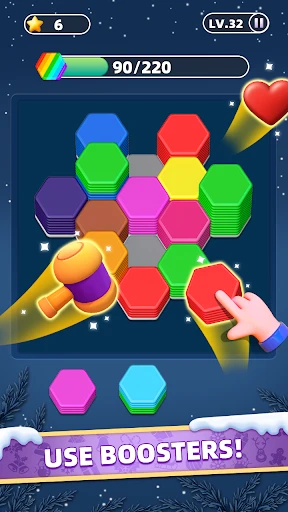 Hexa Master 3D - Color Sort screenshot