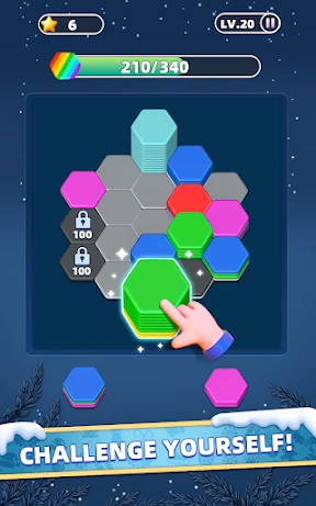 Hexa Master 3D - Color Sort screenshot