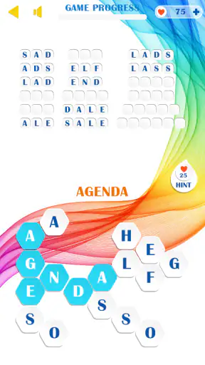 Hexiwords screenshot