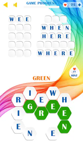 Hexiwords screenshot