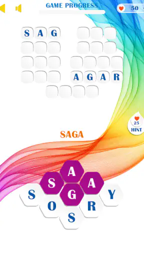 Hexiwords screenshot
