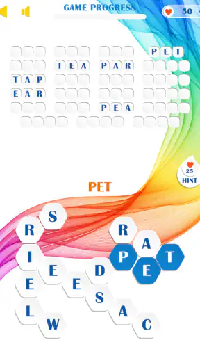 Hexiwords screenshot