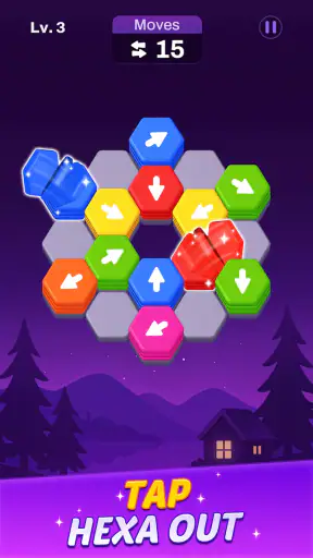Hexout - Color Hexa Puzzle screenshot