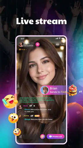 HeyParty - Chat room & Live screenshot