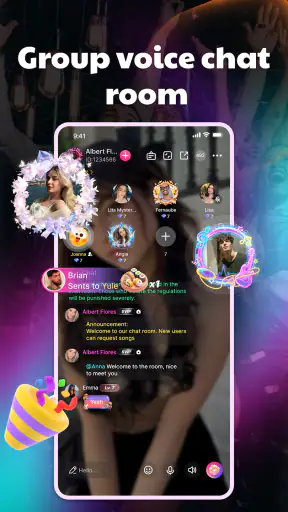 HeyParty - Chat room & Live screenshot