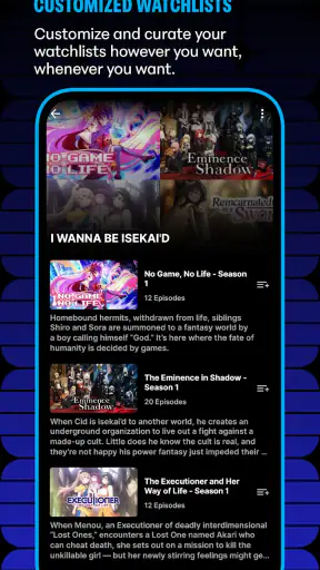 HIDIVE screenshot