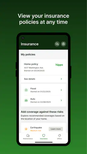 Hippo Home: Maintain & Insure screenshot