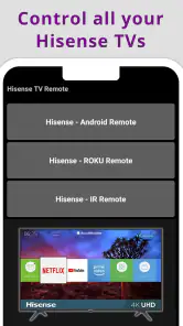 Hisense TV Remote screenshot