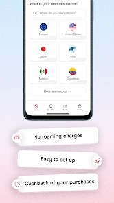 Holafly eSIM Prepaid Card screenshot