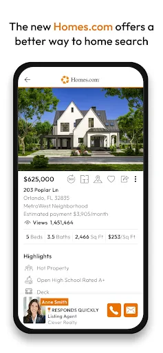 Homes.com Real Estate Search screenshot