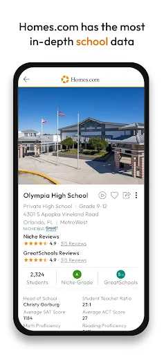Homes.com Real Estate Search screenshot