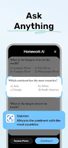 Homework AI - Math & Essay App screenshot