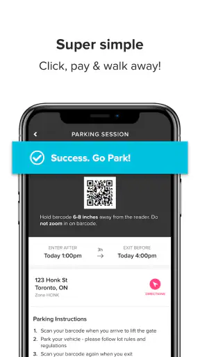 HonkMobile: Pay for Parking screenshot