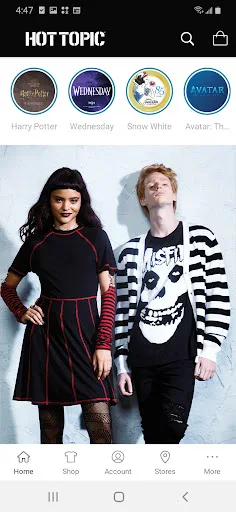 Hot Topic: Pop Culture Fashion screenshot