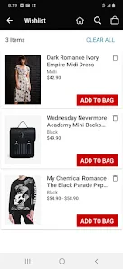 Hot Topic: Pop Culture Fashion screenshot