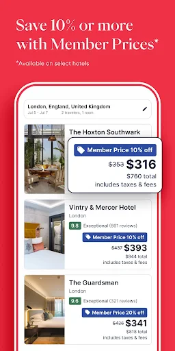 Hotels.com: Travel Booking screenshot