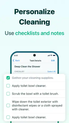 House Chores Cleaning Schedule screenshot