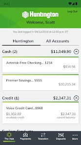 Huntington Mobile Banking screenshot