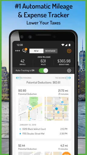 Hurdlr: Mileage, Expense & Tax screenshot
