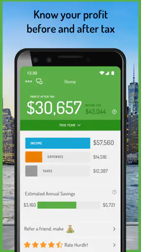 Hurdlr: Mileage, Expense & Tax screenshot
