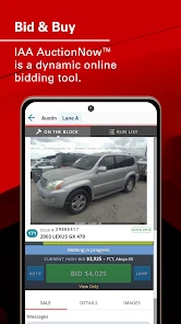 IAA Buyer Salvage Auctions screenshot