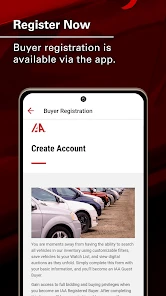 IAA Buyer Salvage Auctions screenshot