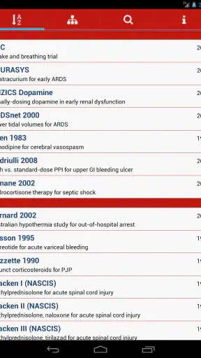 ICU Trials by ClinCalc screenshot