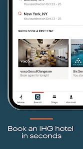 IHG Hotels & Rewards screenshot