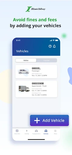 Illinois Tollway screenshot