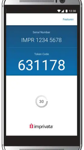 Imprivata ID screenshot