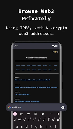 Incognito Browser - Go Private screenshot