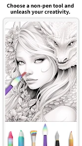 InColor: Coloring & Drawing screenshot