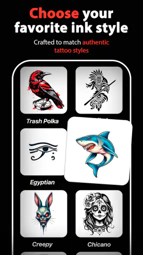 Inkit - AI Tattoo Generator screenshot